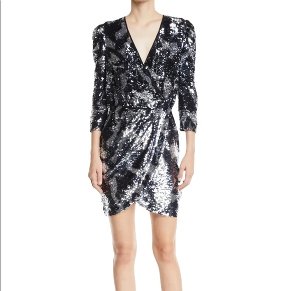 Tanya TaylorZoey sequin camo3/4 sleeve dressNew With Tags Size 2 o…
